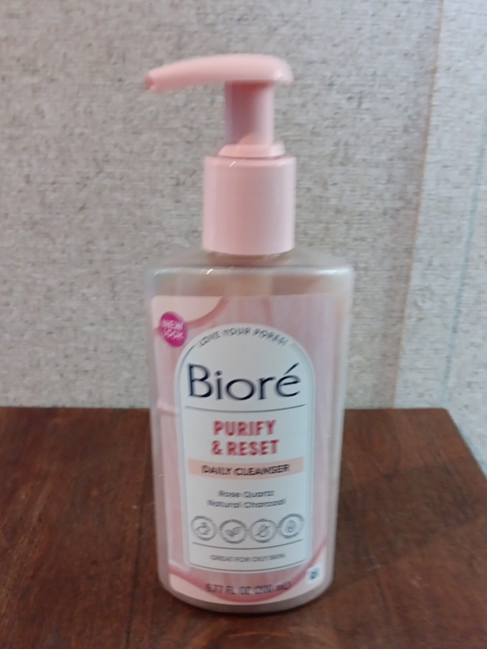 Biore-Purify & Reset Daily Cleanser — Pink 6.77 Fl Oz